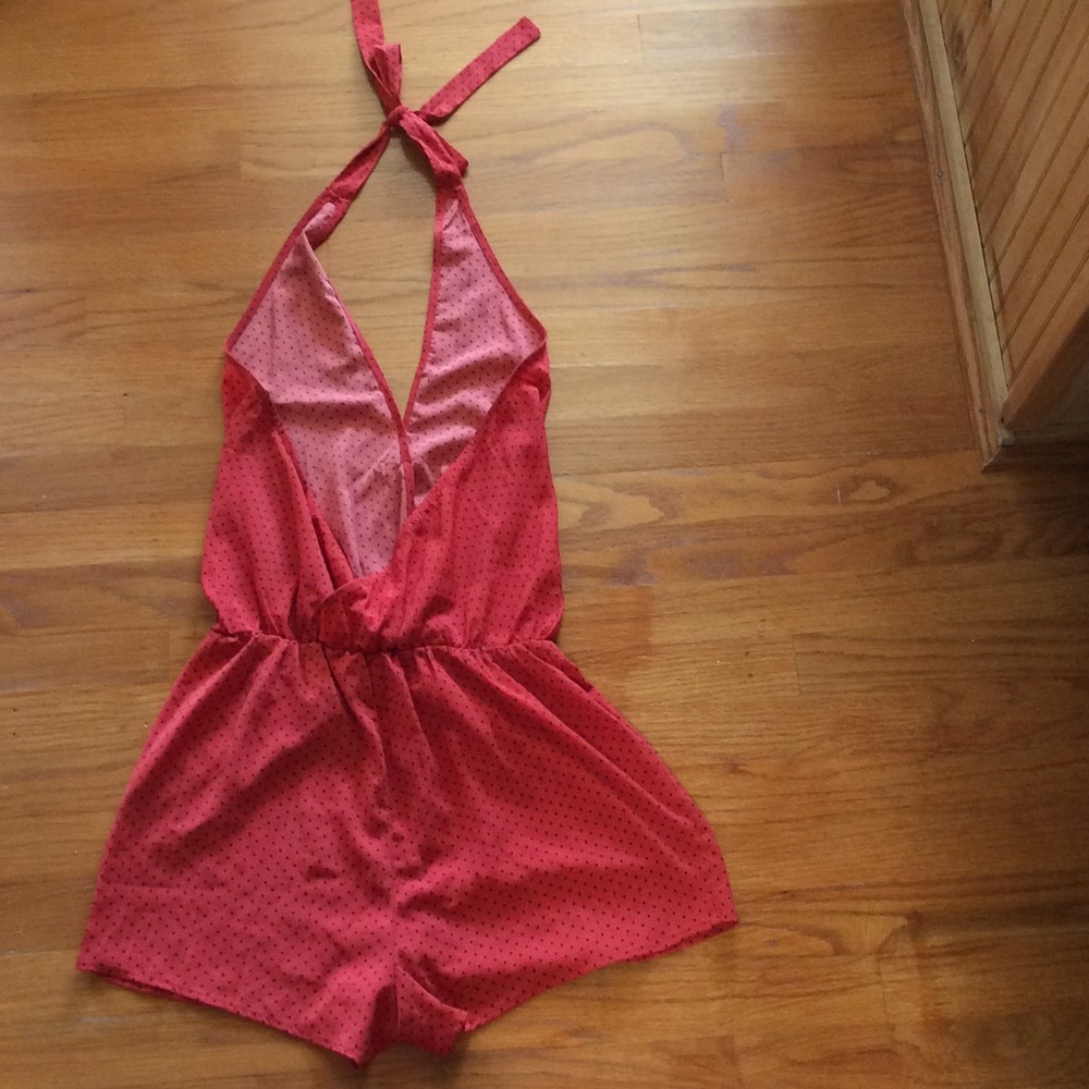 Fredrick's of Hollywood polkadot romper si… - Picture 6 of 8
